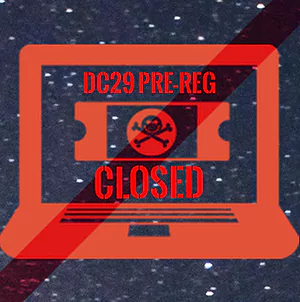 DEF CON 29 registration closed image