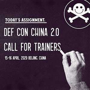 DEF CON Call for Trainers image