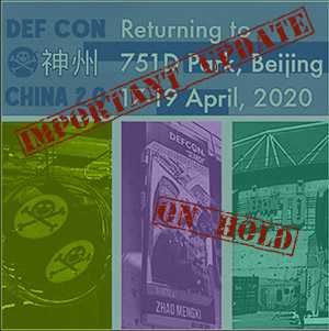 DEF CON China Postponed image