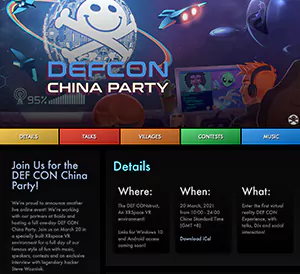 DEF CON China Party Site image