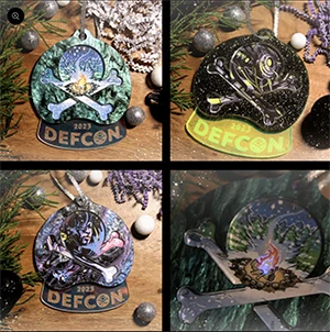 DEF CON ornaments image